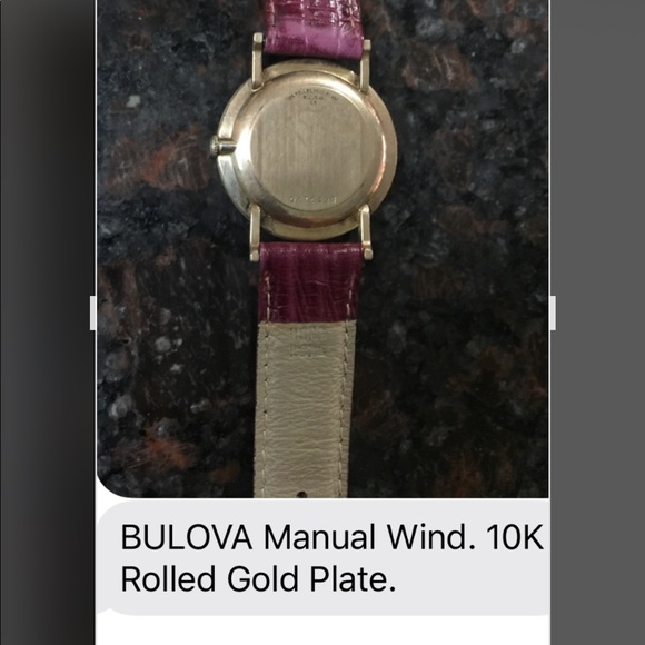 Vintage Bulova watch
